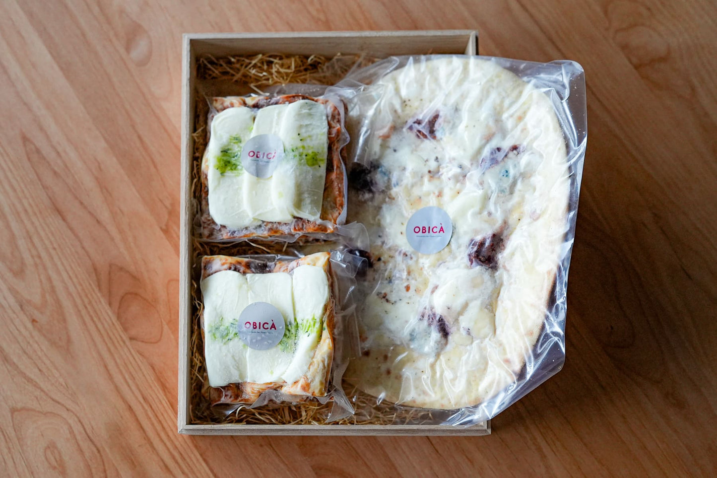 ピッツァ チンクエフォルマッジ1枚 & ラザニア2個セット | オービカ モッツァレラバー