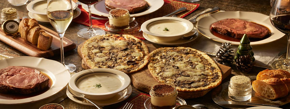 クリスマスディナーセットで贅沢なひとときを